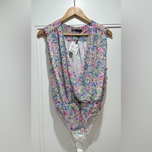 Floral bodysuit Top